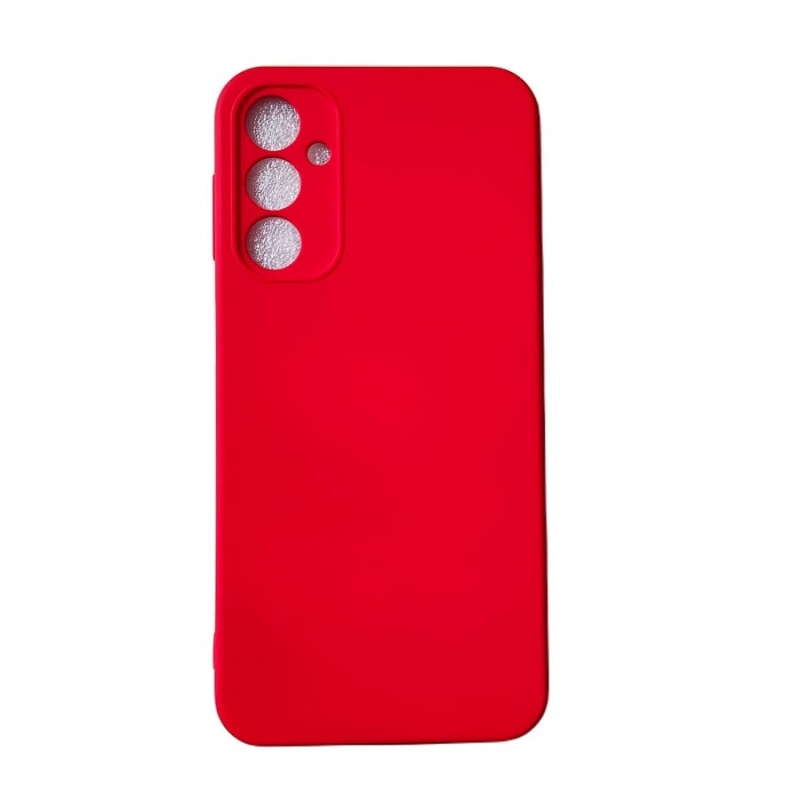 Θήκη Πλάτης Σιλικόνης Soft για Samsung Galaxy A24 - Χρώμα: Κόκκινο