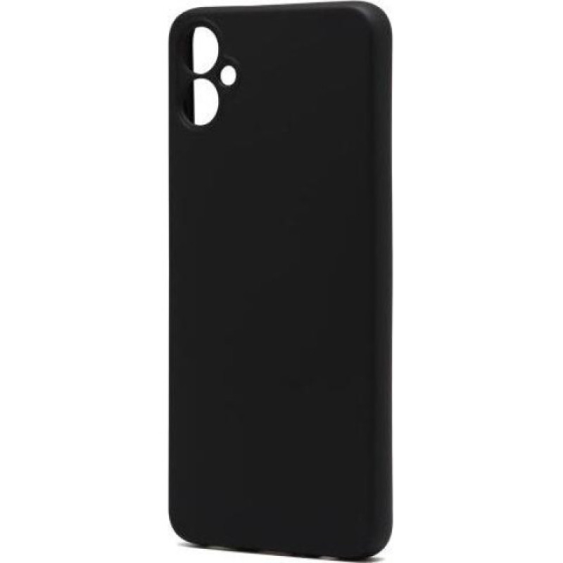 Θήκη Πλάτης Σιλικόνης Soft για Samsung Galaxy A05 - Χρώμα: Μαύρο