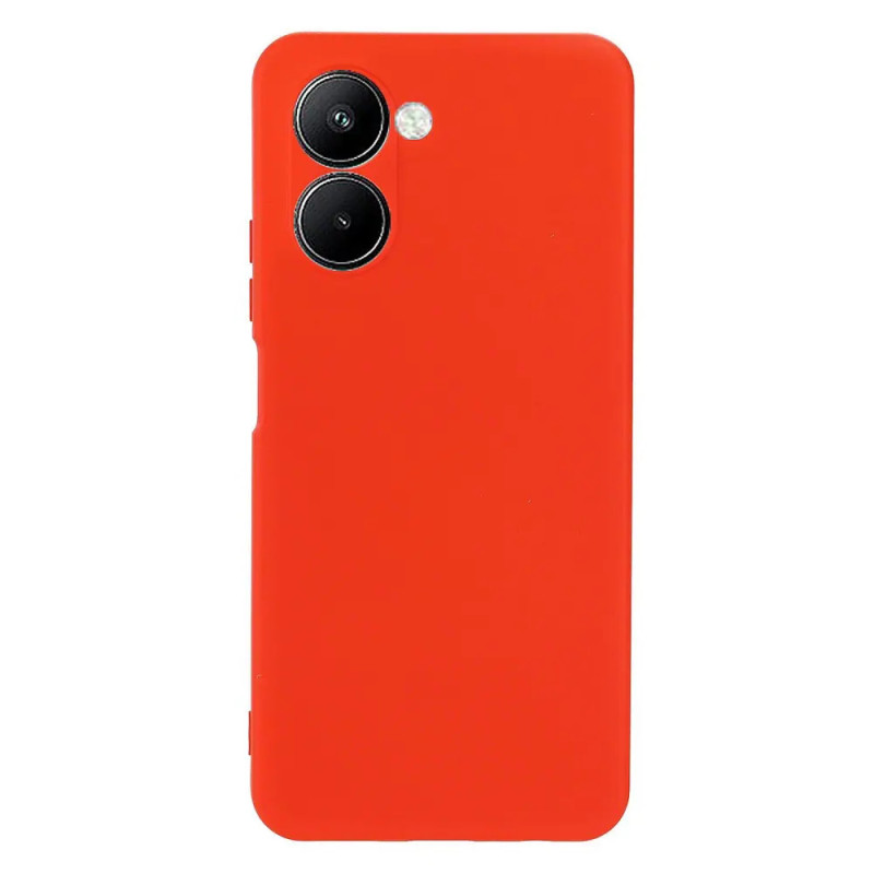 Θήκη Πλάτης Σιλικόνης Soft για Realme C33 - Χρώμα: Κόκκινο