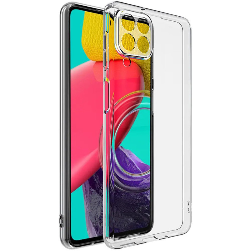 Θήκη Πλάτης Σιλικόνης Απλή για Samsung Galaxy M53 - Χρώμα: Διάφανο