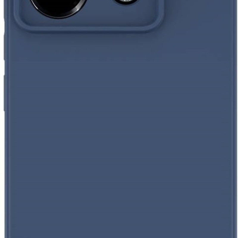 Θήκη Πλάτης Σιλικόνης Soft για Xiaomi Poco X6 5G - Χρώμα: Σκούρο Μπλε