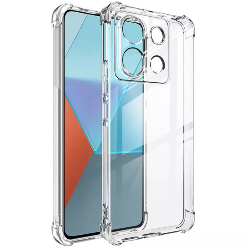 Θήκη Πλάτης Σιλικόνης AntiShock για Xiaomi Redmi Note 13 Pro 5G / Poco X6 - Χρώμα: Διάφανο