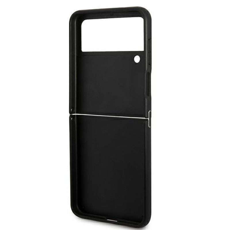 Πλαστική Ανθεκτική Θήκη Πλάτης για  Samsung Galaxy Z Flip 3 - Χρώμα: Μαύρο