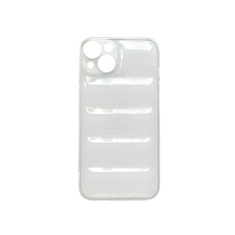 Θήκη Πλάτης Σιλικόνης Puffer Jacket για Apple iPhone 15 Pro Max - Χρώμα: Διάφανο