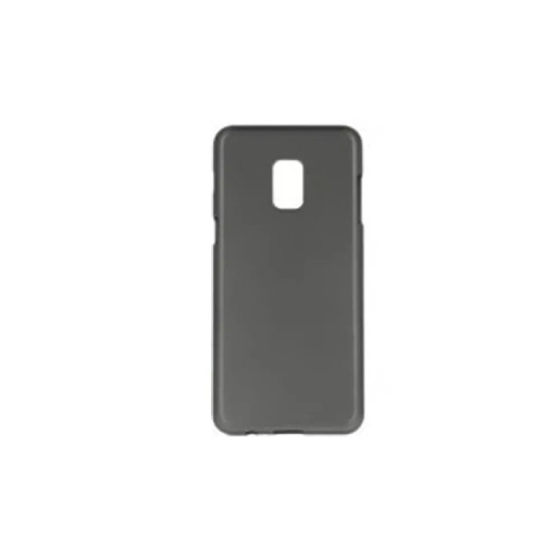 Θήκη Πλάτης Σιλικόνης Απλή για Samsung Galaxy J7 2017 - Χρώμα: Smokey Grey