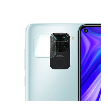 Full Glue Full Cover Full Glue Tζαμάκι Προστασίας Πίσω Κάμερας για Xiaomi Redmi Note 9 - Χρώμα: Διάφανο