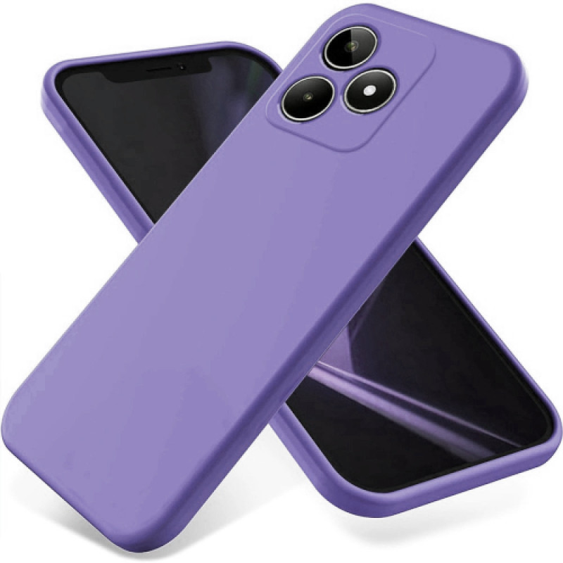 Θήκη Πλάτης Σιλικόνης Soft για Xiaomi Poco F6 - Χρώμα: Λιλά