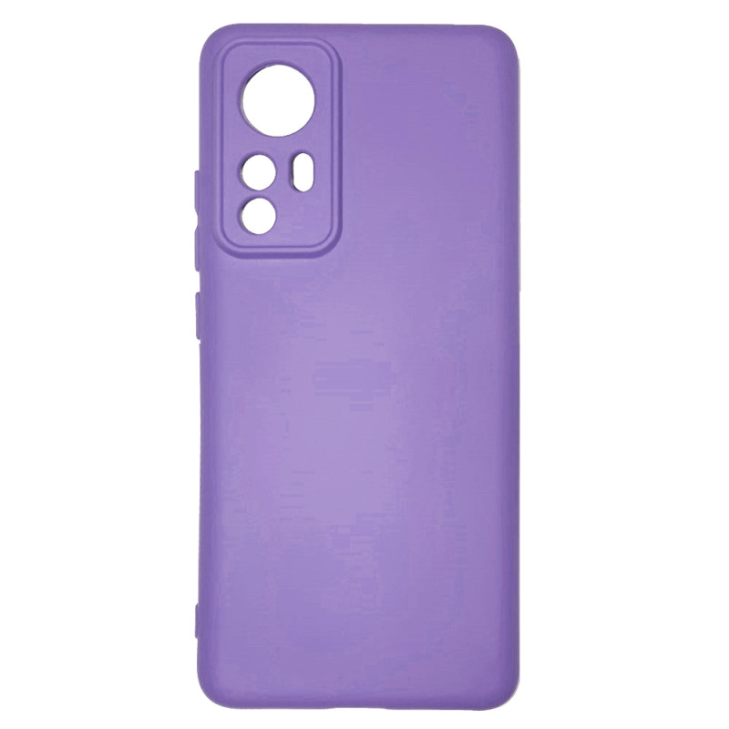 Θήκη Πλάτης Σιλικόνης Soft για Xiaomi Mi 12 Pro - Χρώμα: Λιλά