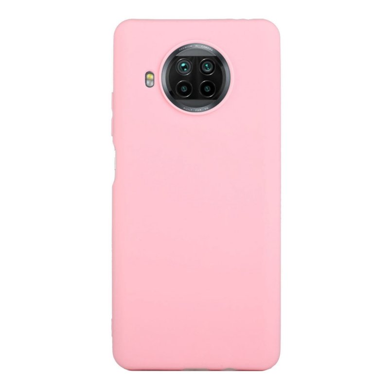 Θήκη Πλάτης Σιλικόνης Απλή για Xiaomi Mi 10T Lite - Χρώμα: Ροζ