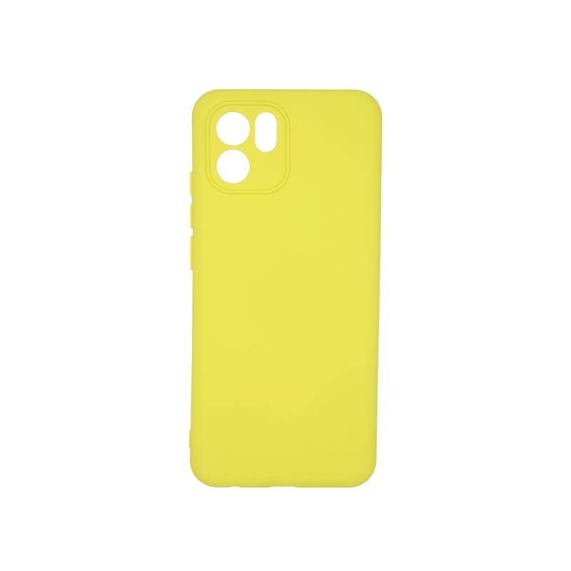Θήκη Πλάτης Σιλικόνης Απλή για Xiaomi Redmi A1 - Χρώμα: Κίτρινο