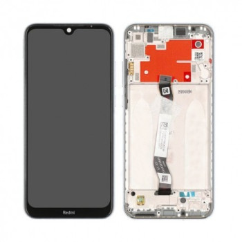 OEM Οθόνη LCD με Μηχανισμό Αφής και Πλαίσιο για Xiaomi Redmi Note 8T - Χρώμα: Λευκό
