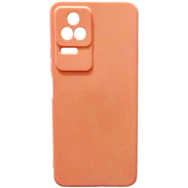 Θήκη Πλάτης Σιλικόνης Soft για Xiaomi Poco F4 - Χρώμα: Ρόζ Απαλό