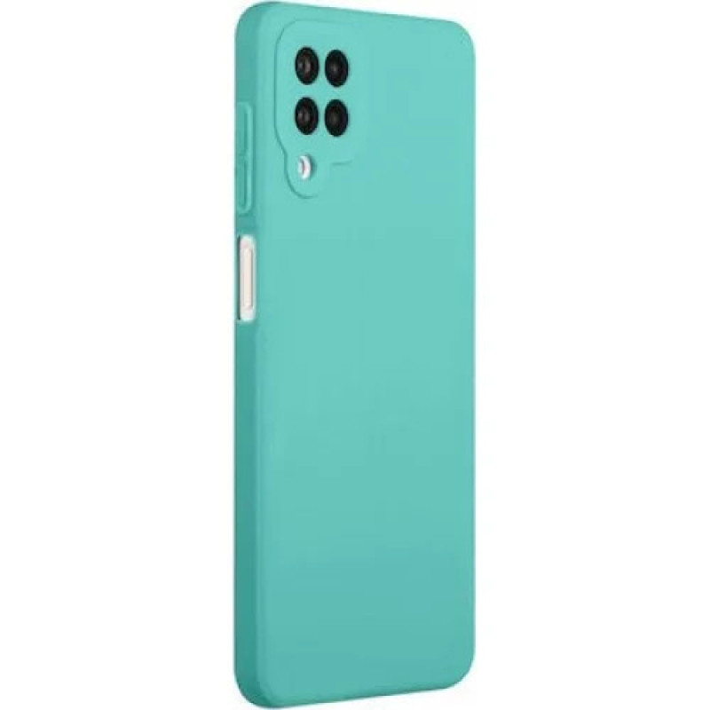 Θήκη Πλάτης Σιλικόνης Απλή για Samsung Galaxy A42 - Χρώμα: Τιρκουάζ