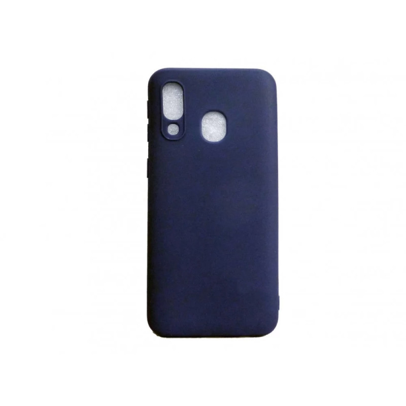 Θήκη Πλάτης Σιλικόνης Απλή για Samsung Galaxy A11/M11 - Χρώμα: Σκούρο Μπλέ
