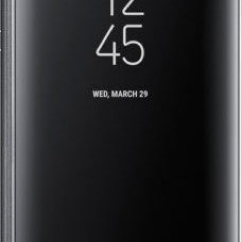Θήκη Clear View Stand για Apple iPhone Xs Max - Χρώμα: Μαύρο