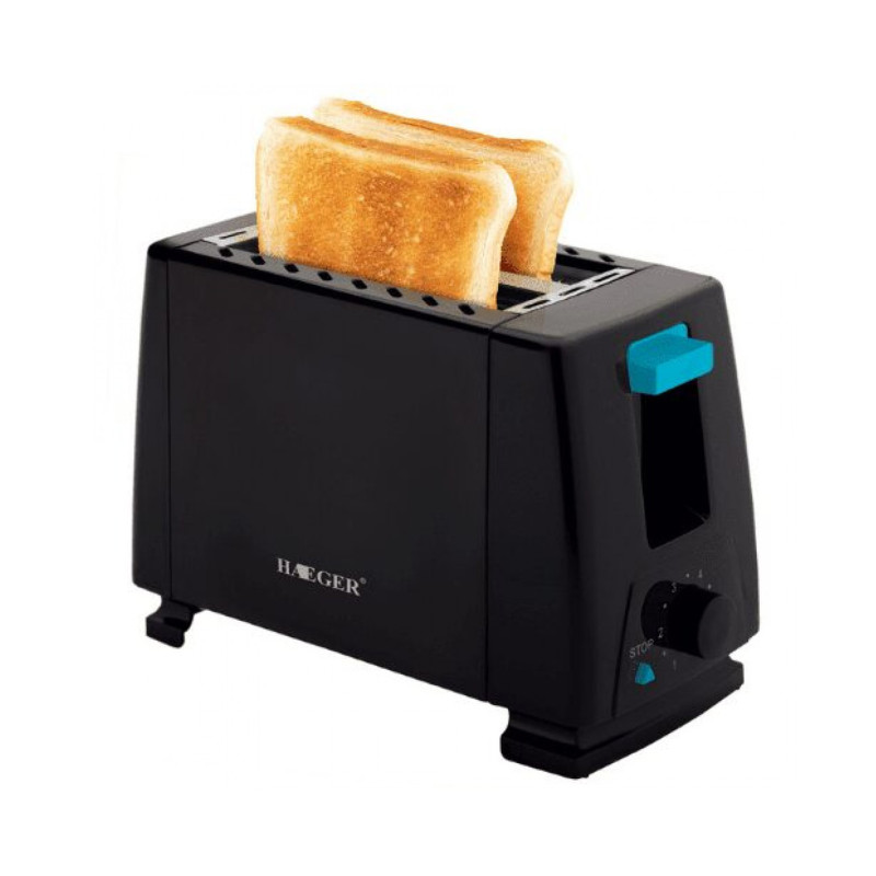 HAEGER HG-263 Φρυγανιέρα 2 Θέσεων 650W Μαύρη