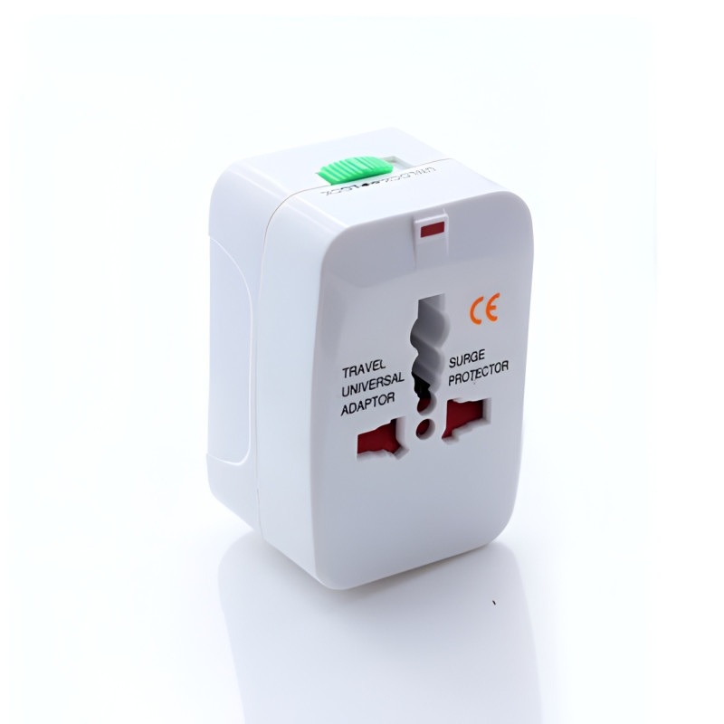 TREQA BEU-3 Universal Ταξιδιωτικός Αντάπτορας Πρίζας - Χρώμα: Λευκό