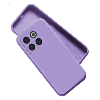 Θήκη Πλάτης Σιλικόνης Soft για Oneplus 10T - Χρώμα: Λιλά