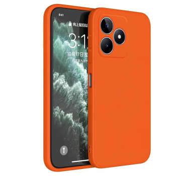 Θήκη Πλάτης Σιλικόνης Soft για Realme C53 - Χρώμα: Πορτοκαλί