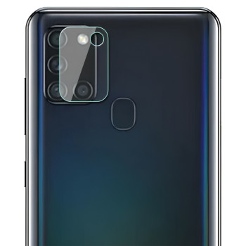 Full Glue Full Cover Full Glue Τζαμάκι Προστασίας Πίσω Κάμερας για Samsung Galaxy A21S - Χρώμα: Διάφανο