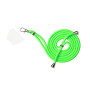 Λουράκι/ Μπρελόκ Λαιμού με Αποσπώμενη Άκρη για Κινητό - Χρώμα: Φωσφοριζέ Πράσινο