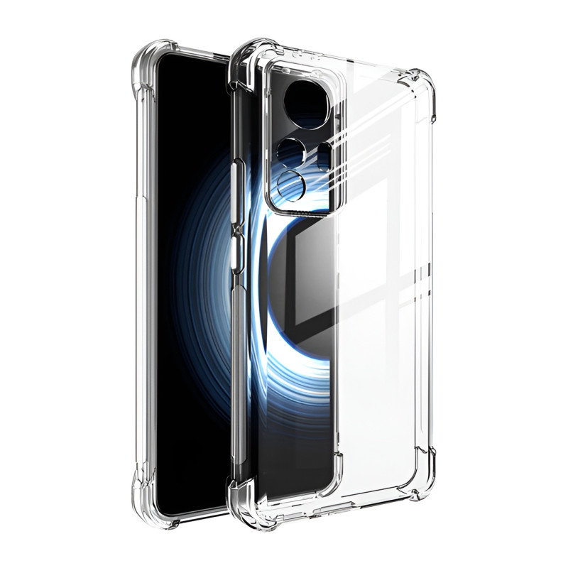 Θήκη Πλάτης Σιλικόνης Anti Shock για Xiaomi 12T - Χρώμα: Διάφανο