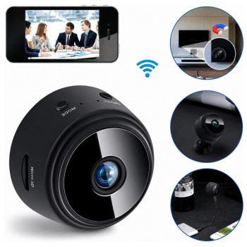 Κρυφή Κάμερα WiFi 1080p A9 με Υποδοχή για Κάρτα Μνήμης & Ανιχνευτή Κίνησης 14097 - Χρώμα: Μαύρο