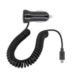 Forever M-01 Charger With Embedded Cable 2.1A Micro USB - Color: Black
