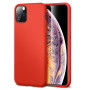 Θήκη Πλάτης Σιλικόνης Απλή για Apple iPhone 11 Pro Max - Χρώμα: Κόκκινο