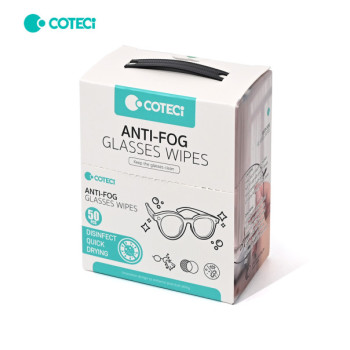 COTECi TR-018 Μαντηλάκια Καθαρισμού Glasses Κατά της Ομίχλης (50 Τεμάχια)