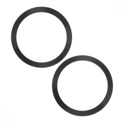 Metal Ring Universal MagSafe Magnetic 2-Pack Μαγνητικός Δακτύλιος - Χρώμα: Μαύρο