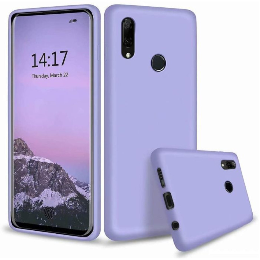 Θήκη Πλάτης Σιλικόνης Απλή για Huawei P Smart 2019/Honor 10 Lite - Χρώμα: Μωβ