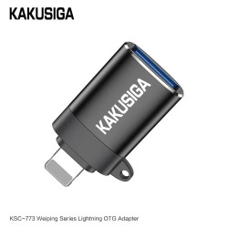 KAKUSIGA KSC-773 OTG Lightning Converter to USB - Color: Black