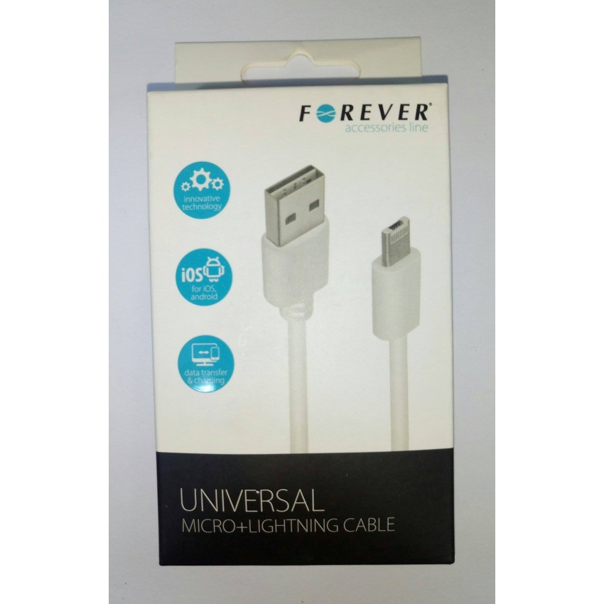 Universal Micro+Lightning cable