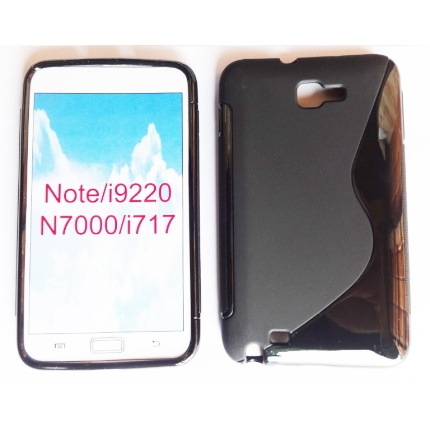 Θήκη Πλάτης Σιλικόνης Απλή για Samsung Galaxy Note 1 N7000/I9220