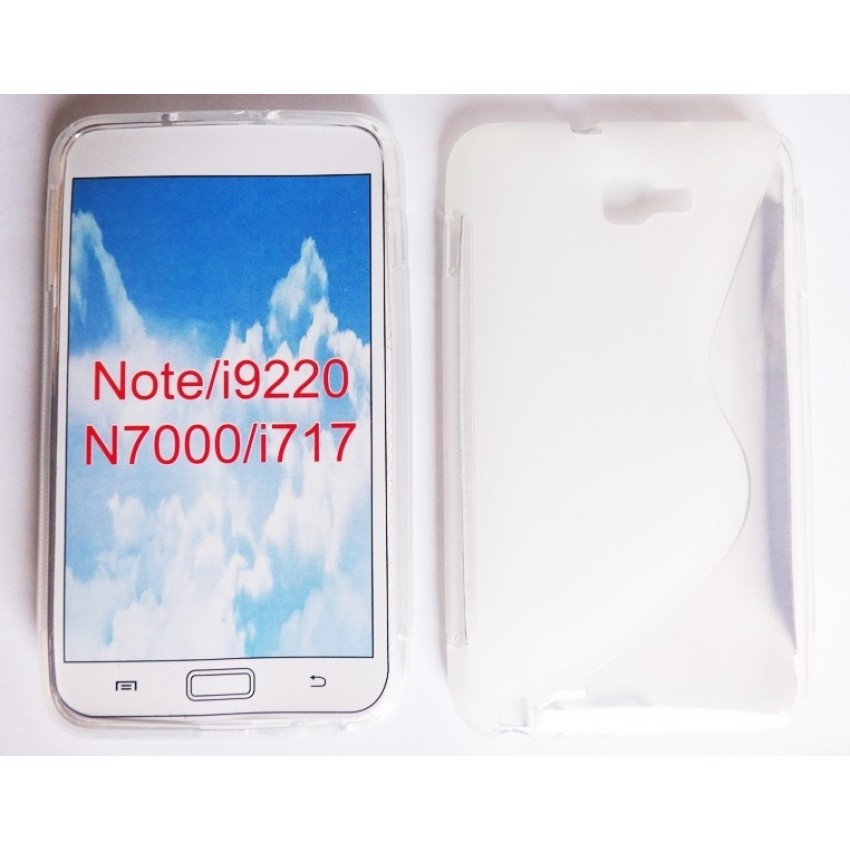 Θήκη Πλάτης Σιλικόνης Απλή για Samsung Galaxy Note 1 N7000/I9220