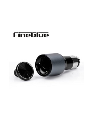 Bluetooth Fineblue F-458  Ασύρματο Ακουστικό με Φορτιστή Αυτοκινήτου - Χρώμα: Ασημί