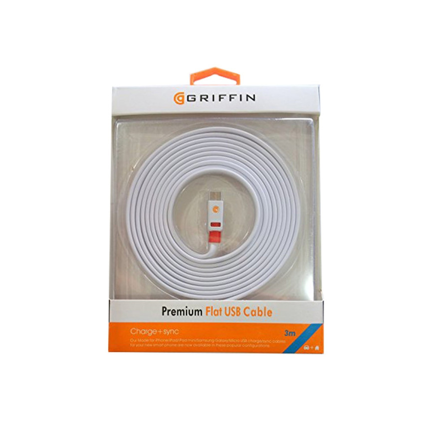 Griffin - USB (male) to micro-USB (male) cable 1,2,3 meters