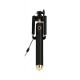 Smartphone selfie stick integrated foldable smart shooting aid