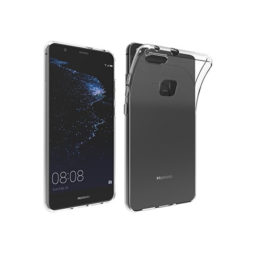 Θήκη Πλάτης Σιλικόνης Απλή για Huawei P10 Lite - Χρώμα: Διάφανο