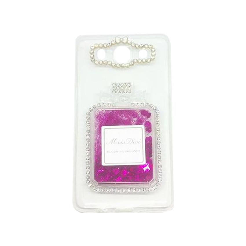 Θήκη Πλάτης Σιλικόνης Perfume Bottle Liquid για Samsung Galaxy J5 2016 J510F - Χρώμα: Μώβ