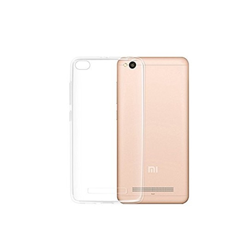 Θήκη Πλάτης Σιλικόνης Απλή για Xiaomi Redmi 4A - Χρώμα: Διάφανο