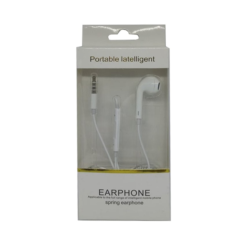 Portable latelligent spring Earphone SXTX-25A 1.8m