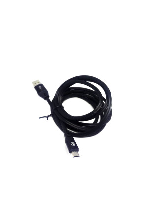 OEM USB 2.0 to Micro USB Braided Cable Μαύρο 1.8m