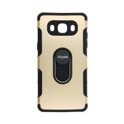Hard Back Cover I-Crystal Case for Samsung J510F Galaxy J5 2016 - Color: Gold
