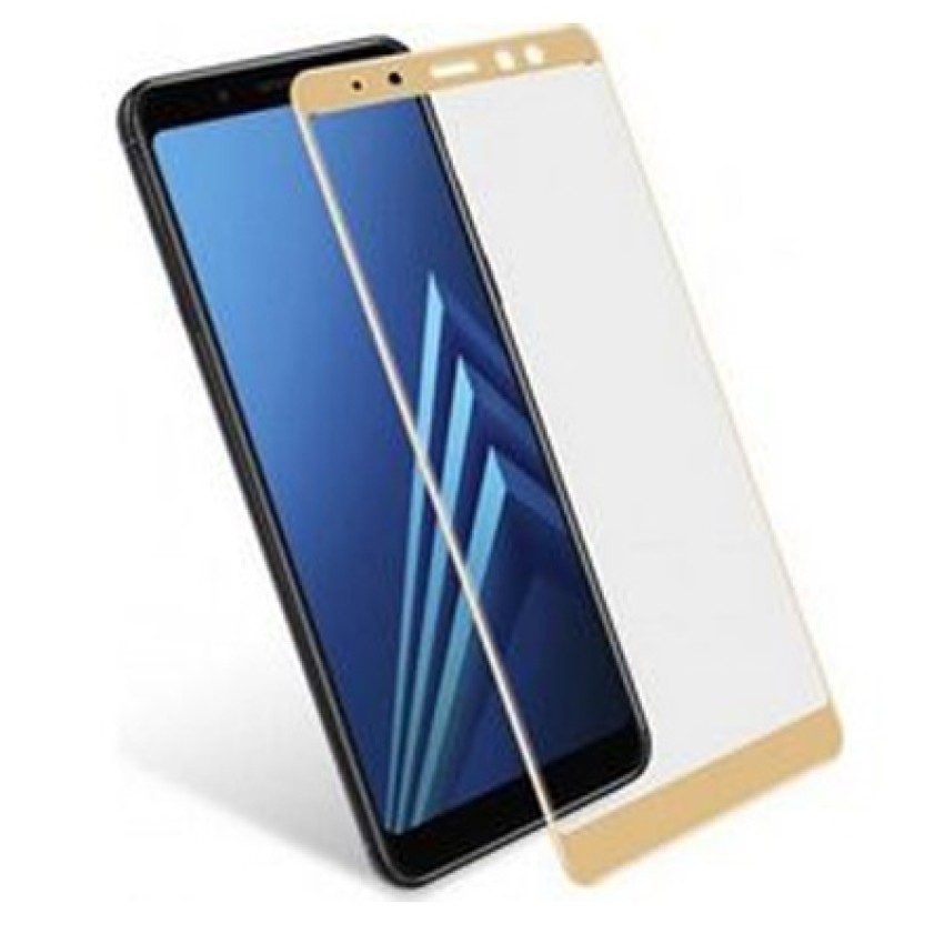 Προστασία Οθόνης Tempered Glass Full Cover Full Glue 0.3mm για Huawei Y5 2018/Y5 Prime 2018/Honor 7S - Χρώμα: Χρυσό