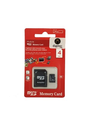 Digitec Micro SD Memory card with Adapter 4GB