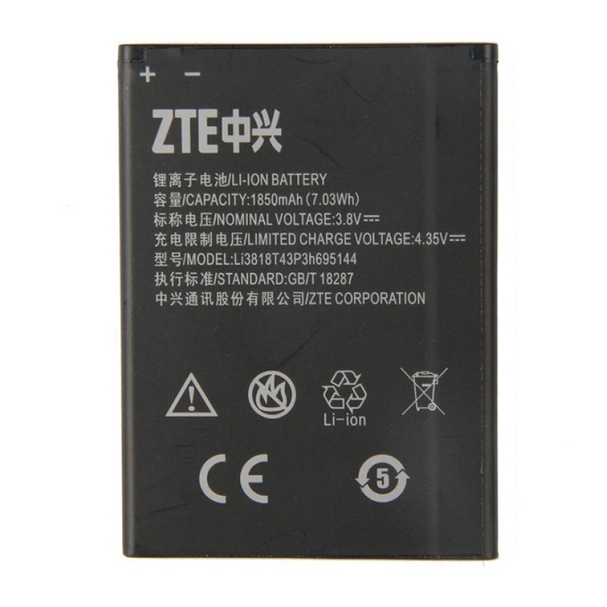 Μπαταρία ZTE LI3818T43P3H695144 για V830w Kis 3 Max - 1850mAh