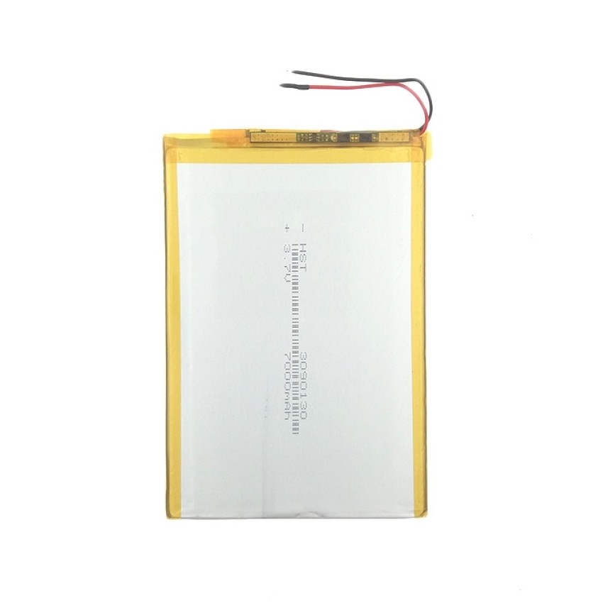 Μπαταρία Universal 13.5x9 cm με 2 Καλώδια - 7000mAh