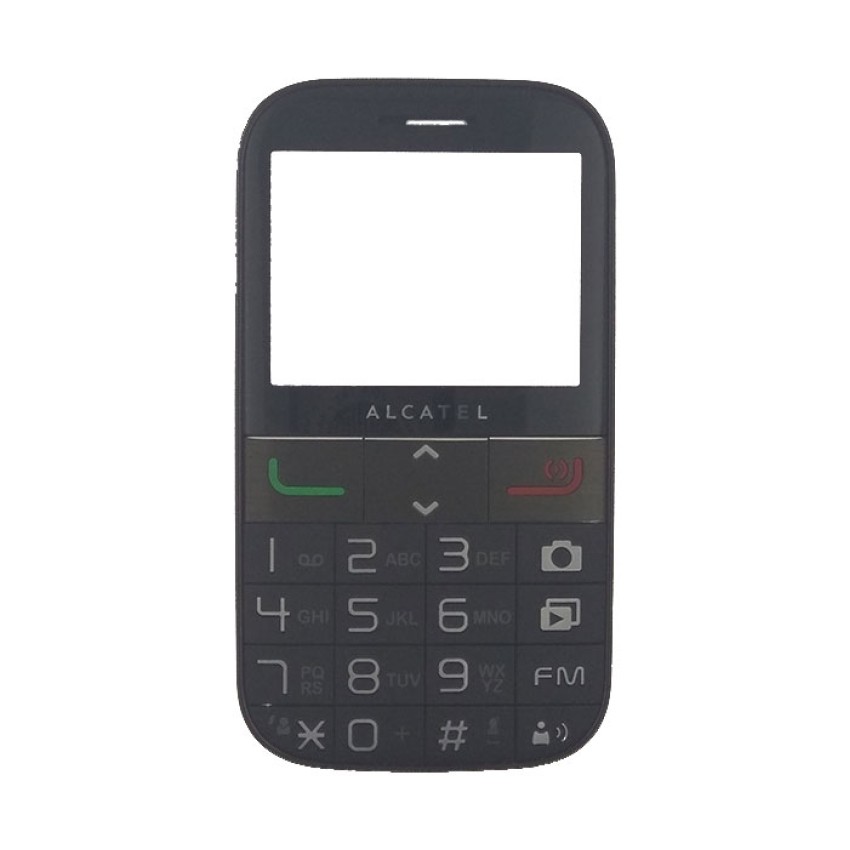 Μηχανισμός αφής Touch Screen για Alcatel 2001X με Πλαίσιο - Χρώμα: Μαύρο